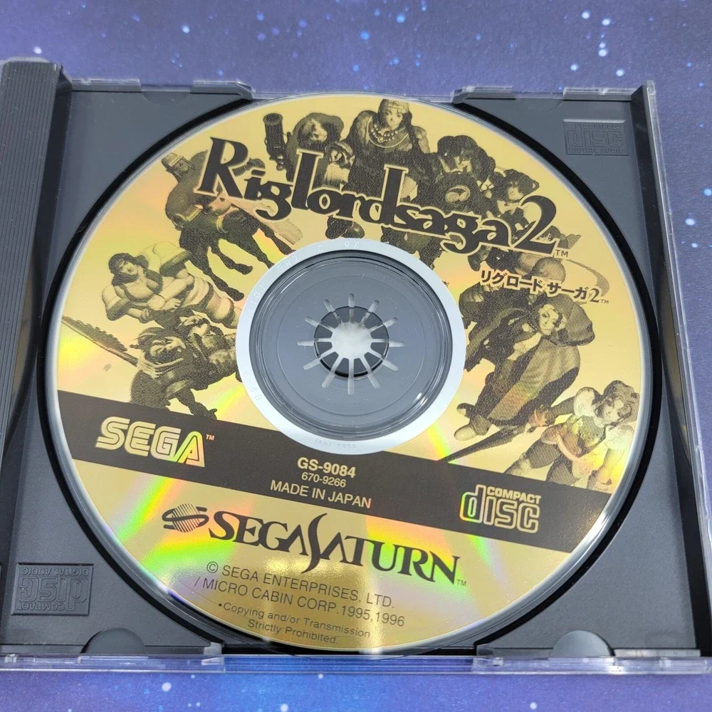 Riglord Saga 2 (Sega Saturn) JAPANESE Video Game w/ Manual 0533